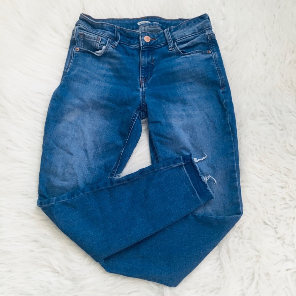 Old Navy Women’s Jeans Size 0 Skinny Raw Hem